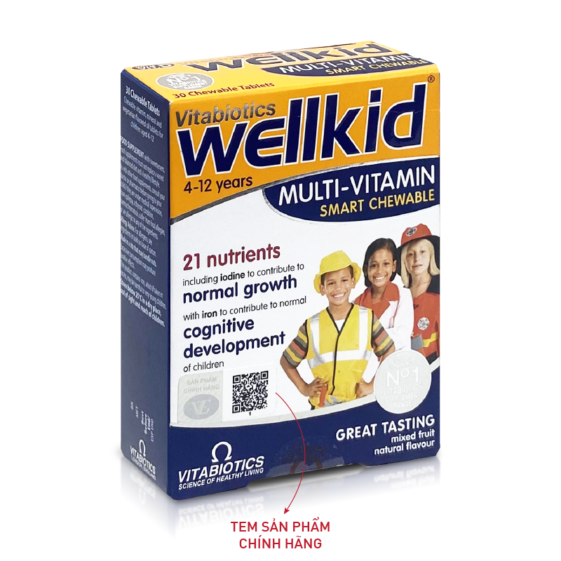 Wellkid Multi-Vitamin Smart Chewable